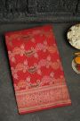 Banarasi Silk Red Saree