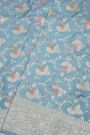 Banarasi Silk Ice Blue Saree
