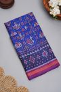 Patola Weaving Silk Blue Saree