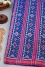 Patola Weaving Silk Blue Saree