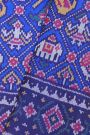 Patola Weaving Silk Blue Saree