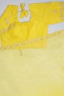 Designer Organza Yellow Saree