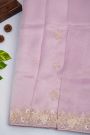 Designer Organza Lilac Saree