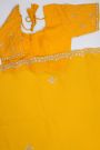 Designer Georgette Mustard Saree