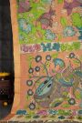 Kalamkari Silk Peach Saree