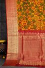 Kalamkari Silk Mustard Saree