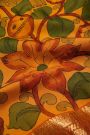 Kalamkari Silk Mustard Saree