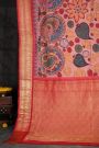 Kalamkari Silk Baby Pink Saree
