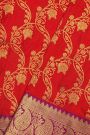 Venkatagiri Silk Red Saree