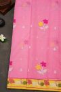 Zari Kota Pink Saree