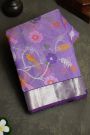 Zari Kota Lilac Saree