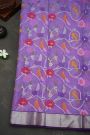 Zari Kota Lilac Saree