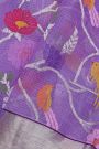Zari Kota Lilac Saree