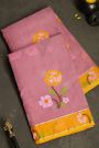 Zari Kota Onion Pink Saree
