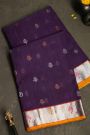 Zari Kota Purple Saree