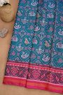 Patola Silk Sea Blue Saree
