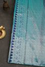 Kancheepuram Silk Sea Blue Saree