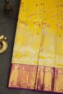 Kancheepuram Silk Mustard Saree