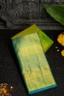 Kancheepuram Silk Parrot Green Saree
