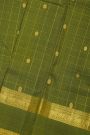 Kancheepuram Silk Mehendi Green Saree