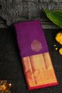 Kancheepuram Silk Purple Saree