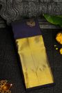 Kancheepuram Silk Navy Blue Saree