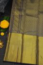 Kancheepuram Silk Navy Blue Saree