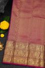 Kancheepuram Silk Bottle Green Saree