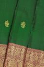Kancheepuram Silk Bottle Green Saree