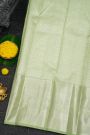 Kancheepuram Silk Pista Green Saree