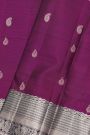 Kancheepuram Silk Dark Purple Saree