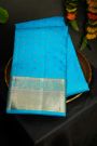 Kancheepuram Silk Sky Blue Saree