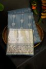 Kancheepuram Silk Dark Grey Saree