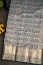 Kancheepuram Silk Dark Grey Saree