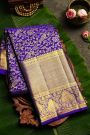 Kancheepuram Silk Royal Blue Saree
