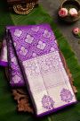 Kancheepuram Silk Purple Saree