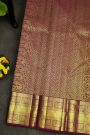 Kancheepuram Silk Wine Saree