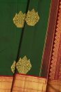 Kancheepuram Silk Bottle Green Saree