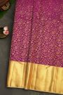 Kancheepuram Silk Violet Saree