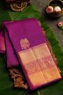 Kancheepuram Silk Purple Saree
