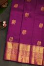 Kancheepuram Silk Purple Saree