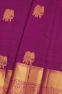 Kancheepuram Silk Purple Saree