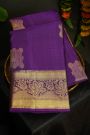 Kancheepuram Silk Navy Blue Saree
