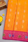 Gadwal Silk Orange Saree
