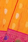 Gadwal Silk Orange Saree