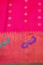 Gadwal Silk Rani Pink Saree