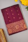 Gadwal Silk Dark Maroon Saree