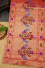 Paithani Silk Pink Saree