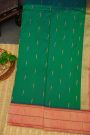 Paithani Silk Bottle Green Saree