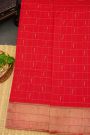 Paithani Silk Red Saree